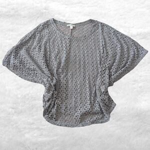 dressbarn crochet poncho top